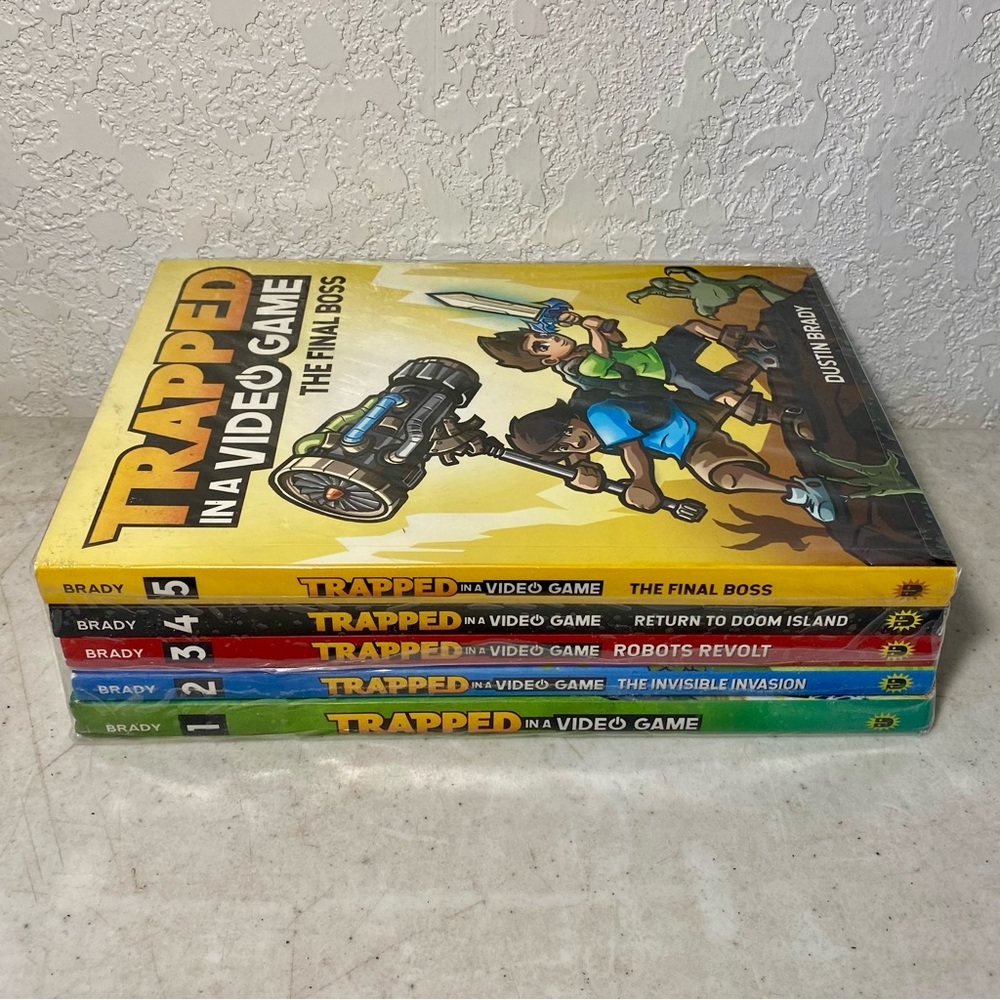 Trapped in a Video Game: The Complete Boxed Series (Books 1-5) by Dustin Brady: